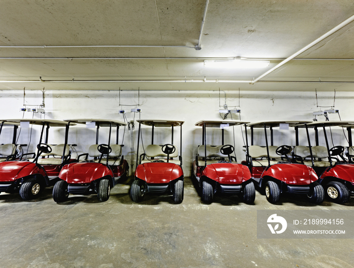 Golf Cart Parking Garage