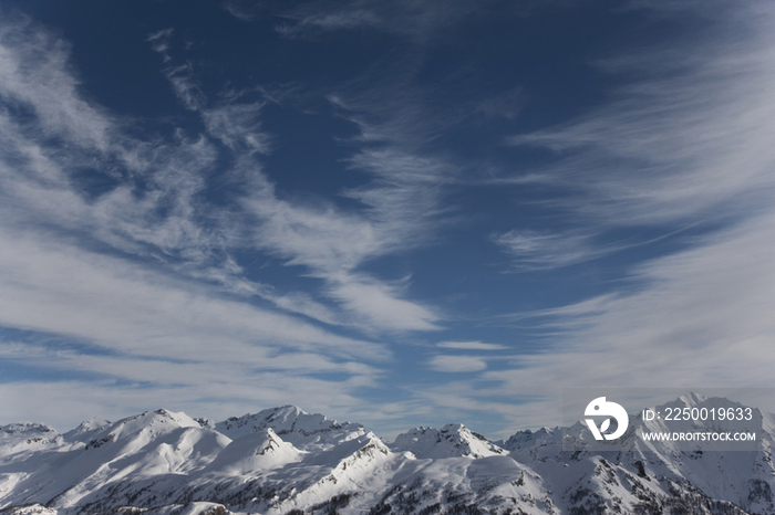 Italy, Alps, Pedimont Region, winter in Alpe Devero