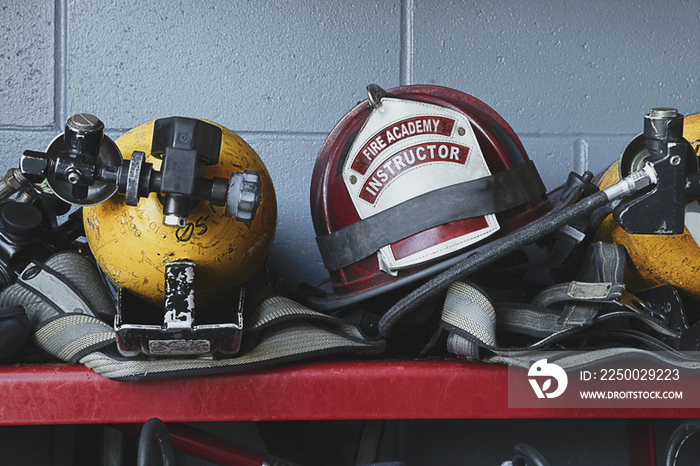 Fireman Helmets and Gear