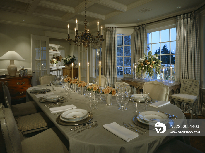 Elegant Formal Dining Setting