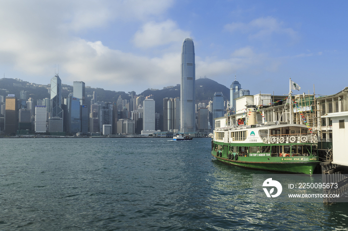 High rise buildings in Hong Kong Island