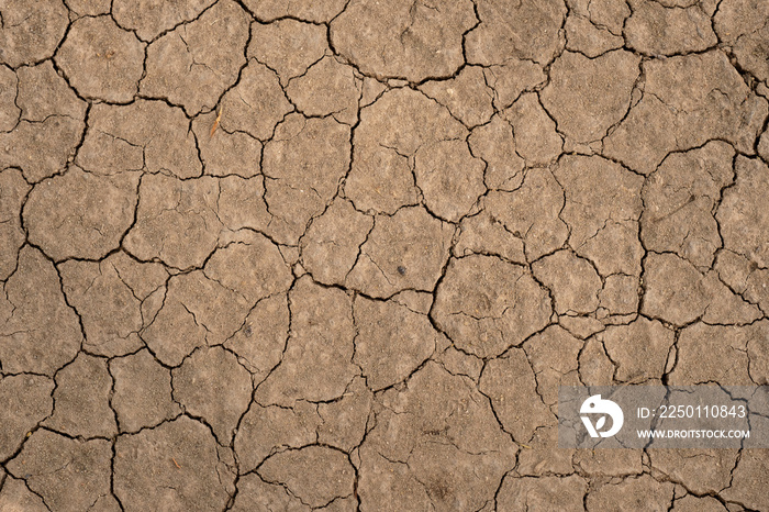 Wall texture soil dry crack pattern of drought lack of water of nature brown old broken background.