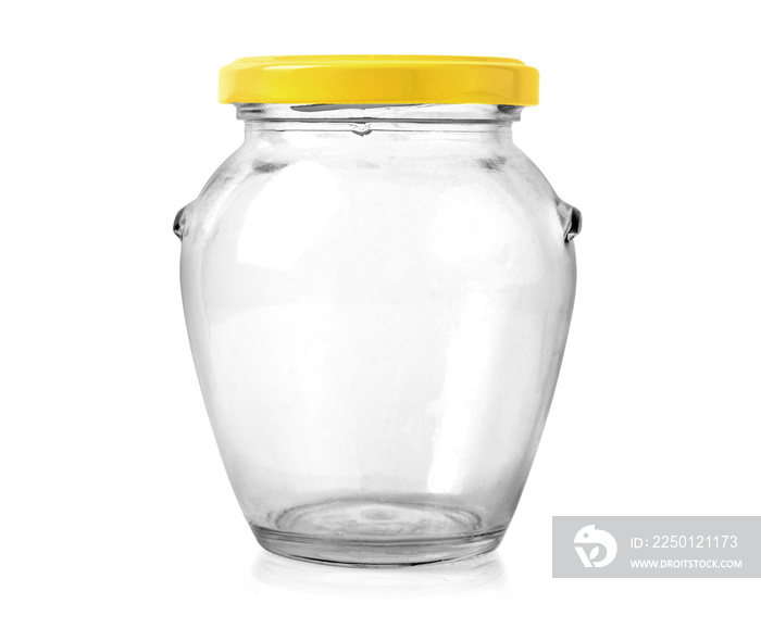 白色隔离玻璃罐