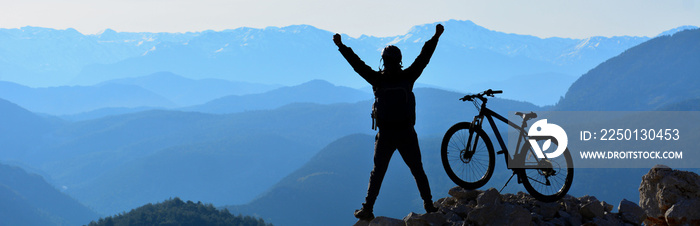 The Happiness of the Young Man Reaching the Summit