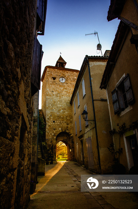 Fourcès is an original round Bastide in the Department of Gers, France