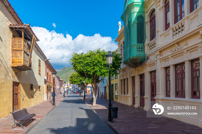 View of a street at San Sebastian de la Gomera, Canary Islands, Spain