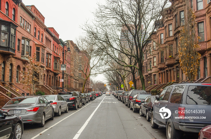 Traditional Harlem Street, New York City, USA