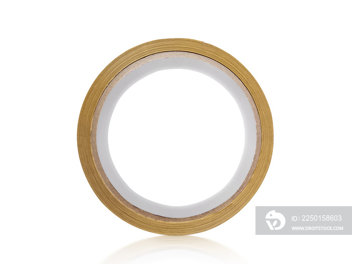 Roll of Scotch tape. Isolated on white background