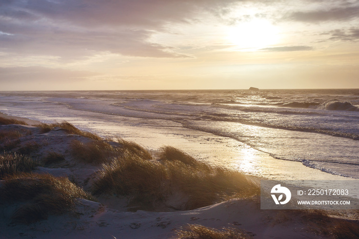 Abendsonne über der Nordsee