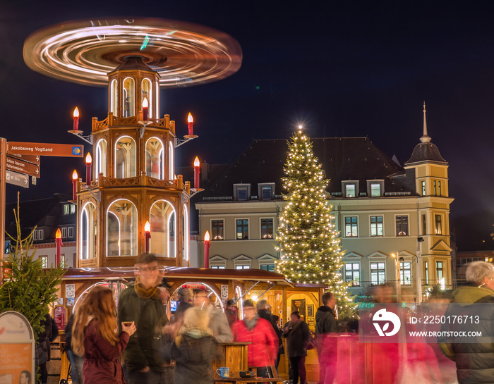 萨克森的Weihnachtsmarkt