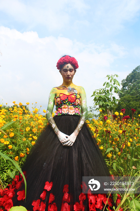 Inspiration in frida kahlo and mexican colors