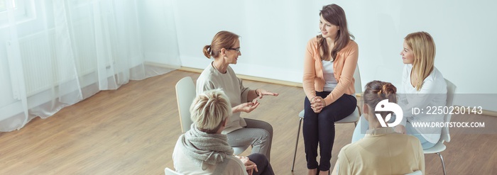 Meeting of support group