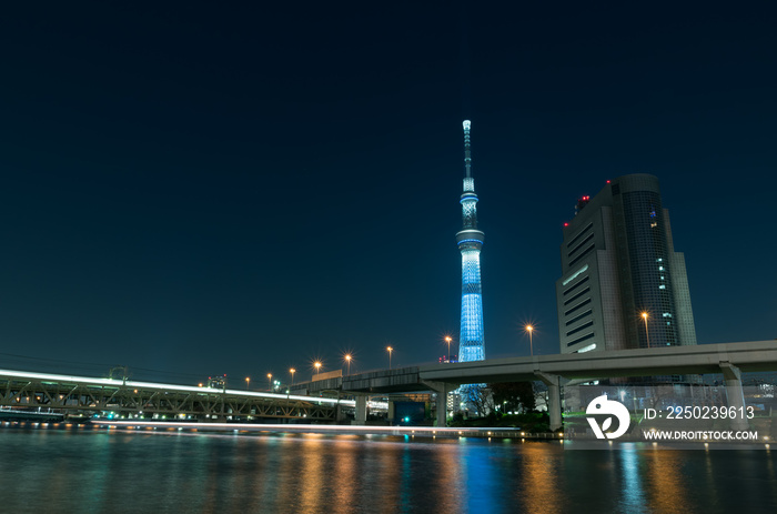 东京天空树的夜景