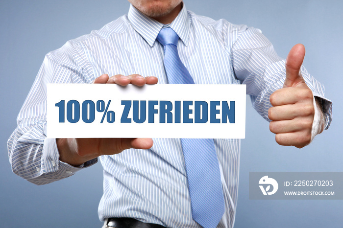 100% zufirieden