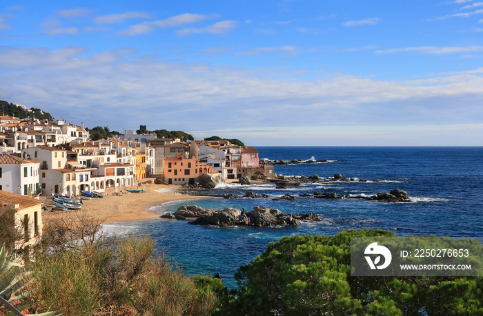 Calella de Palafrugell (Costa Brava，西班牙)