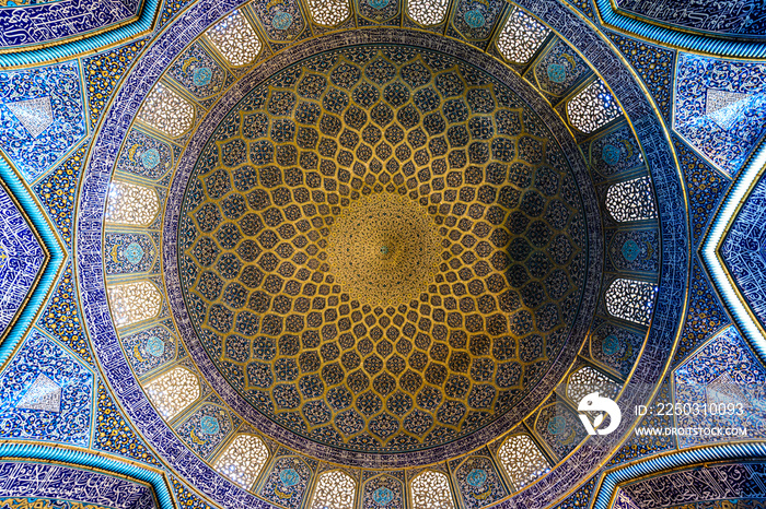 Sheikh Lotfollah Mosque in Isfahan, Iran