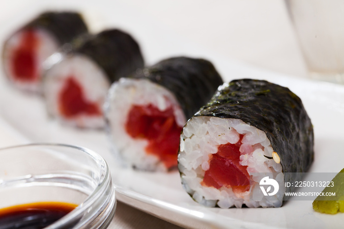 Sushi maki with tuna
