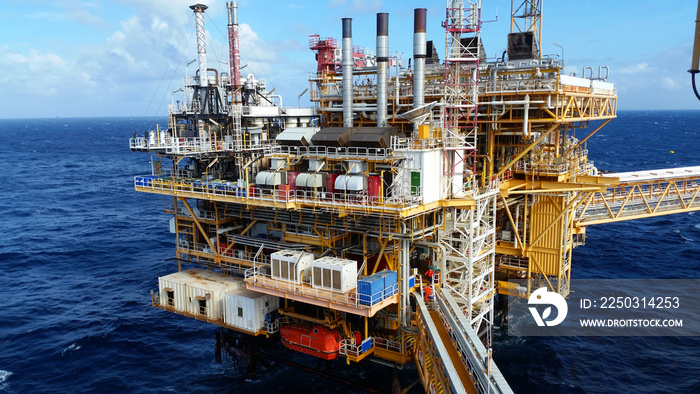 Offshore construction platform for production oil and gas,Oil and gas industry