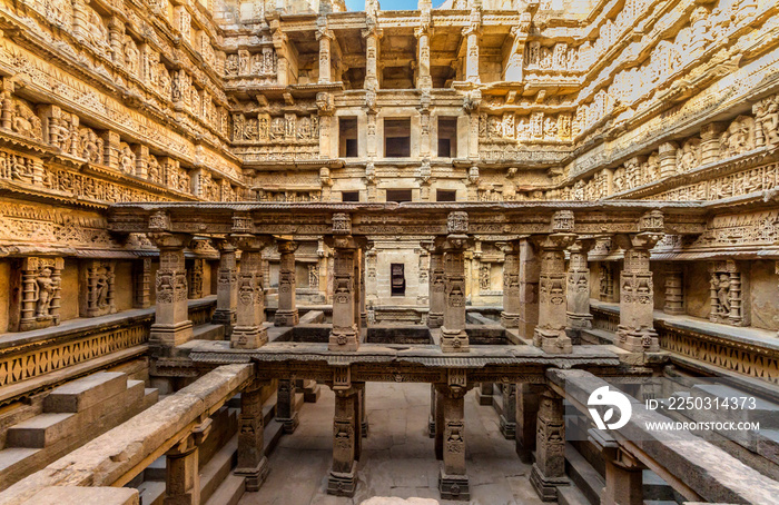 UNESCO world heritage Queen’s step well or rani ki vav is situated in the town of Patan, district pa