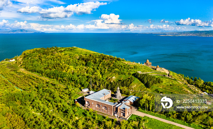 Surb Hakob Chapel and Sevanavank Monastery in Lake Sevan in Armenia