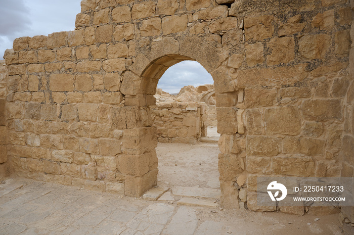 ruins of an ancient Nabatean city in the northern Negev