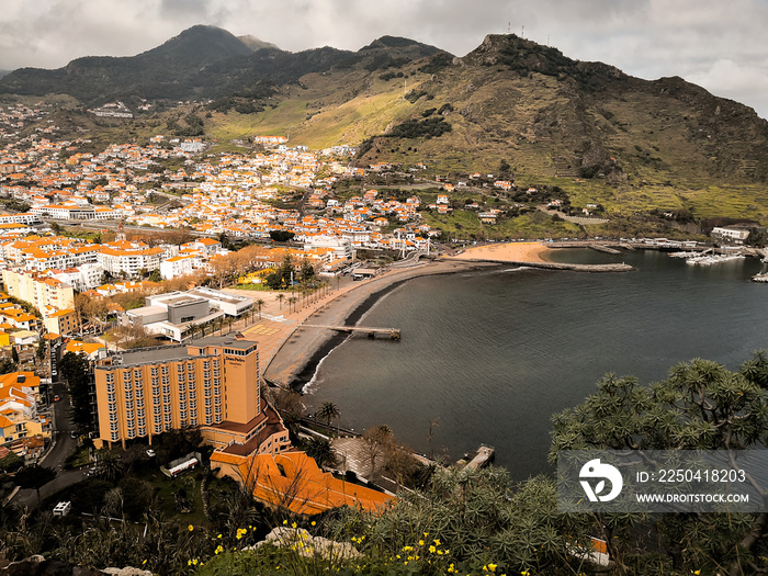 View of Machico Bay, Madeira Island, Portugal