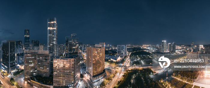 中国广东省惠州市城市夜景