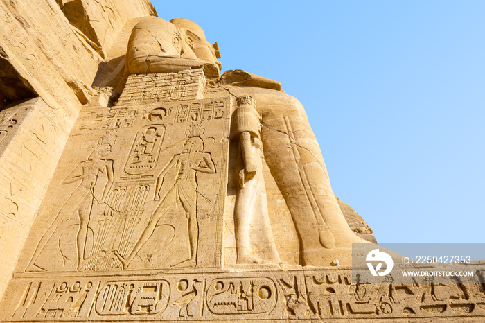 Entrance of Great Temple of Abu Simbel, Egypt