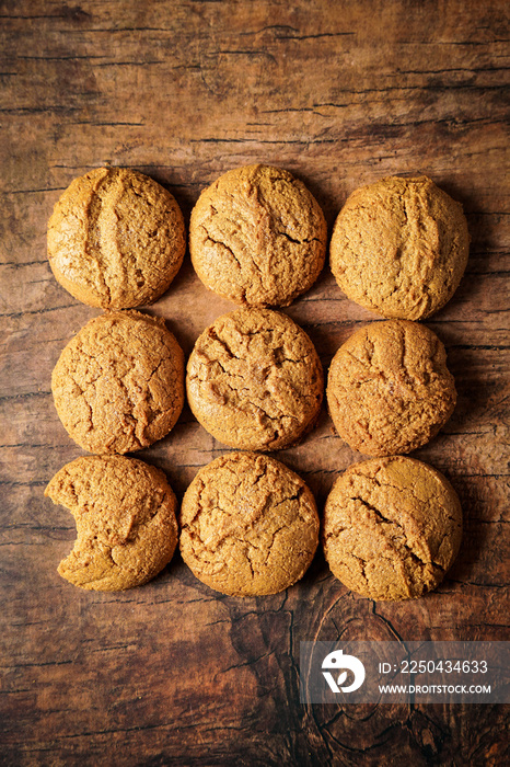 Salted peanut butter cookies