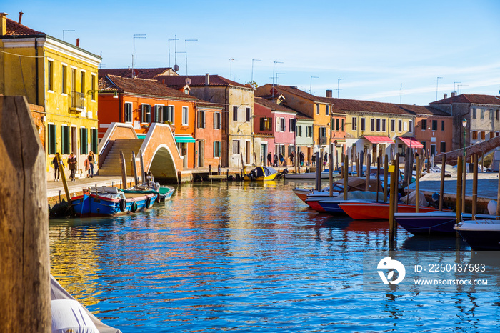 Island murano in Venice Italy