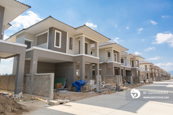 建筑工地住宅开发项目在建住宅新房