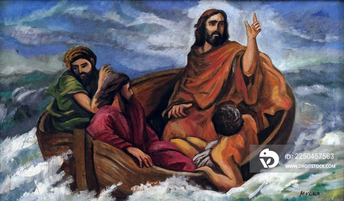 耶稣平息海上风暴，波斯尼亚赫拉斯诺和平女王圣母祠