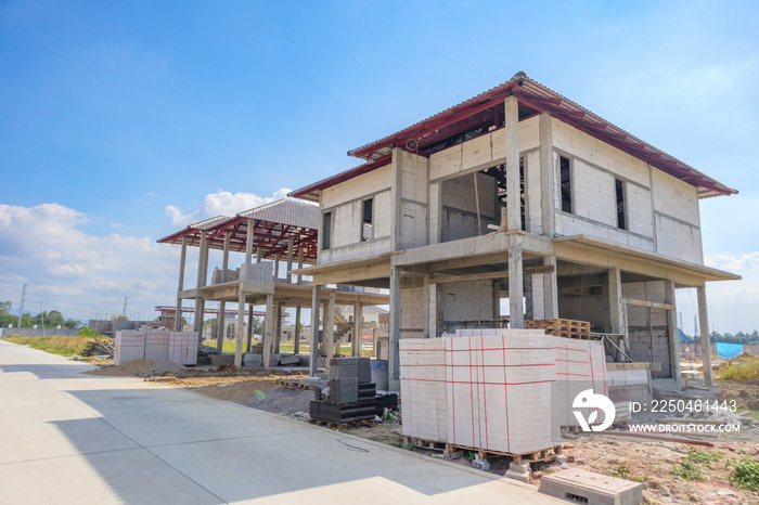 建筑工地住宅开发项目在建住宅新房