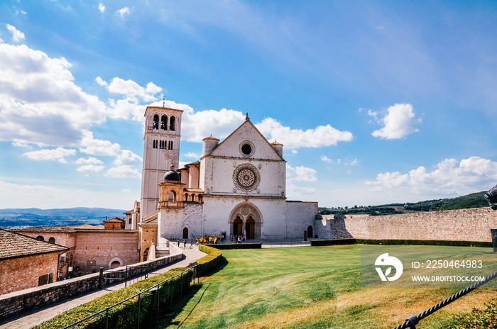 Basilica of San Francesco d`Assisi in Italy