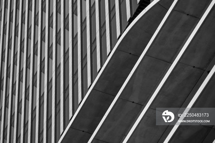 Abstract background architecture lines. modern architecture detail