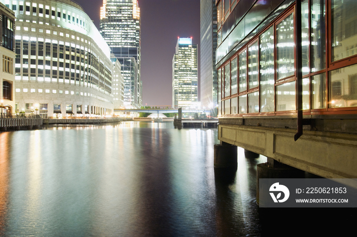 Canary Wharf at Night