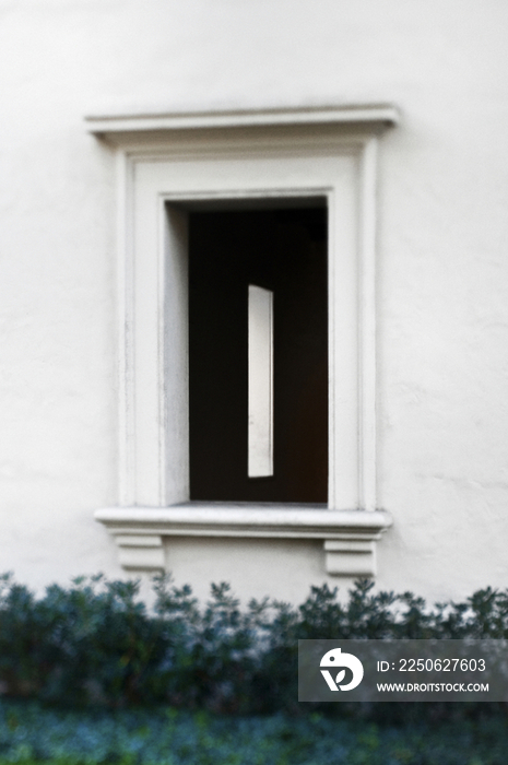 Exterior Window on White Building