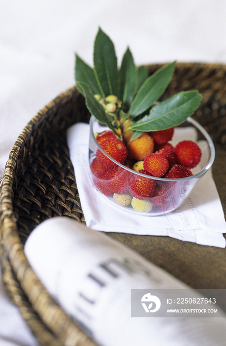 Maiorca Isle-Spain Strawberry tree fruits