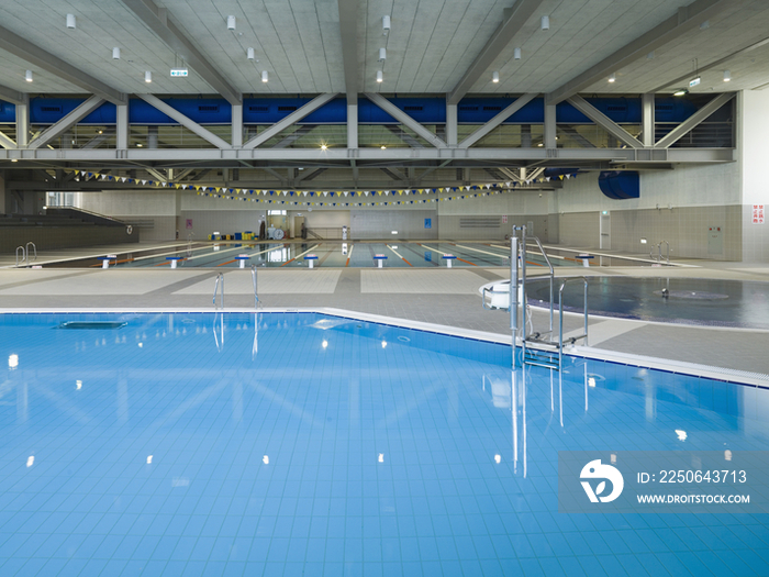 Indoor pools in health club