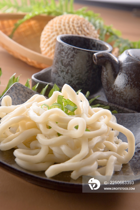 Udon on a plate