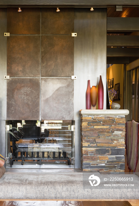 Fireplace in Living Room