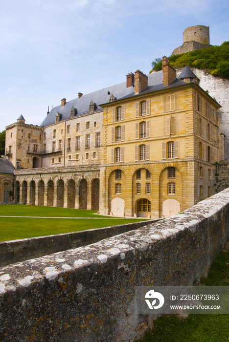 France countryside castle of La Roche Guyon, France