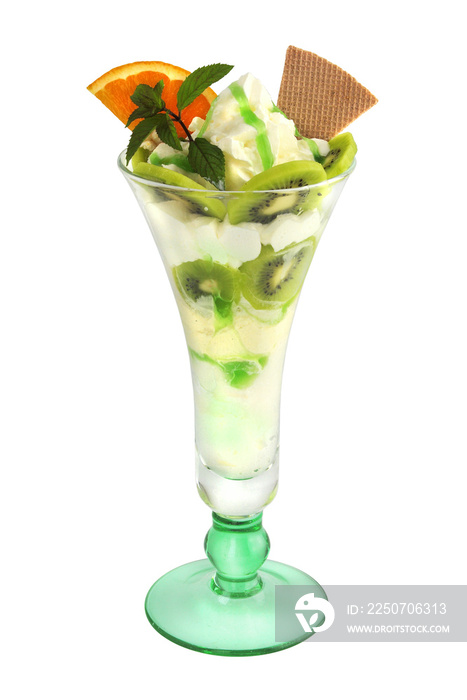 Kiwi-Eisbecher