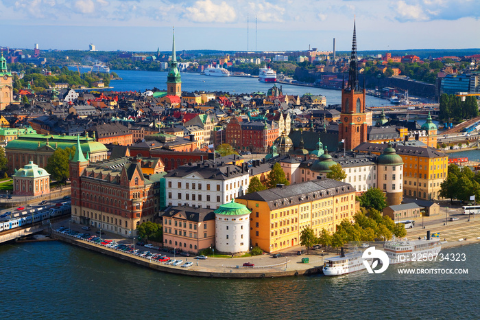 瑞典斯德哥尔摩全景图