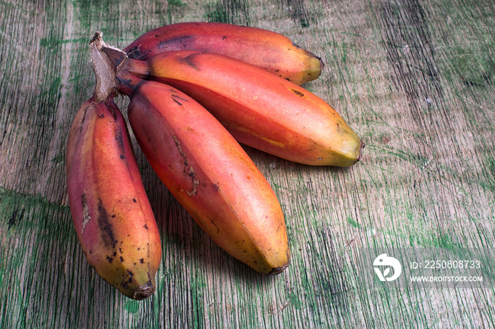 red banana variety in South America