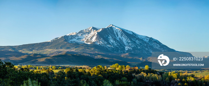 科罗拉多州阿斯彭格伦山的美景