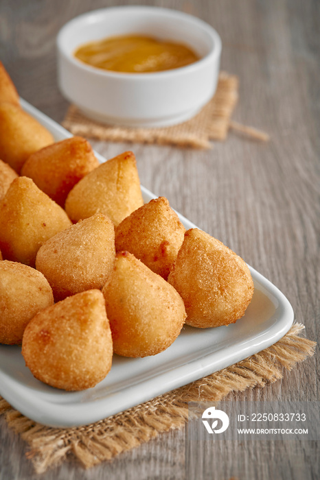 Gourmet croquettes Coxinha, Croquete, Delicioso Food, Brazilian Street Food