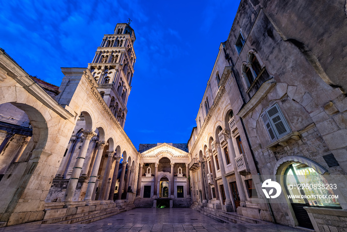 Diocletians Palace in Split, Croatia