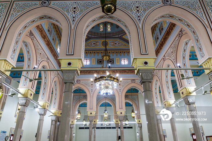 Interior of Jumeirah Mosque in Dubai, UAE