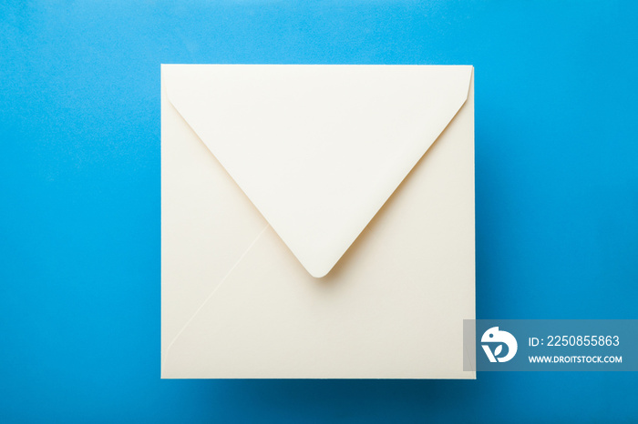 Blank square Envelope Mockup.